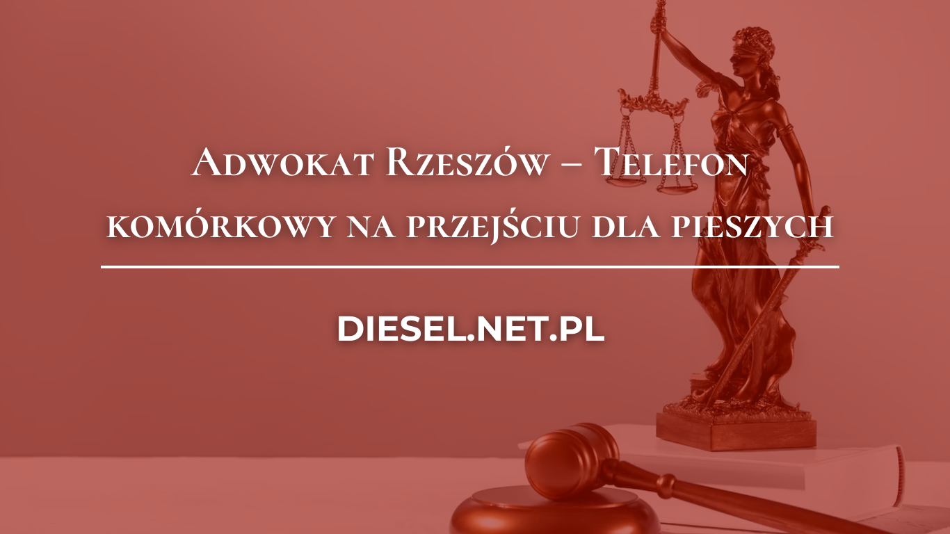 Adwokat Rzeszów – Telefon komórkowy na przejściu dla pieszych